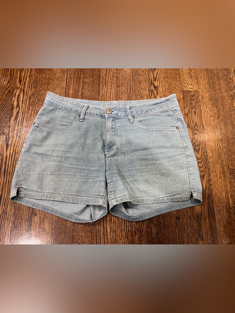 Faded Glory Light Blue Denim Shorts